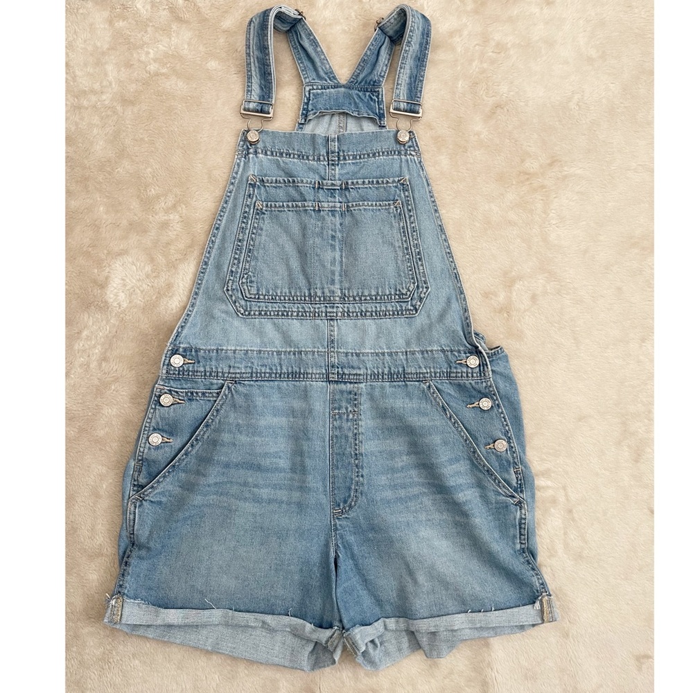 Gap Denim Jean Overall Shorts